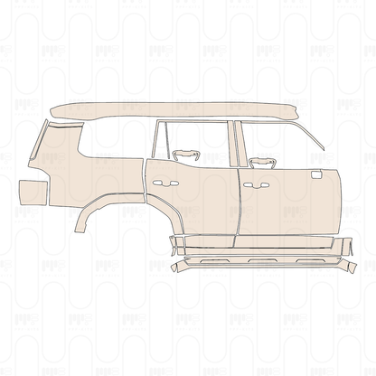 Pre-Cut PPF Lexus GX (US) Premium+ 2025