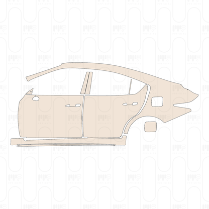 Pre-Cut PPF Lexus IS Sedan Base 2022