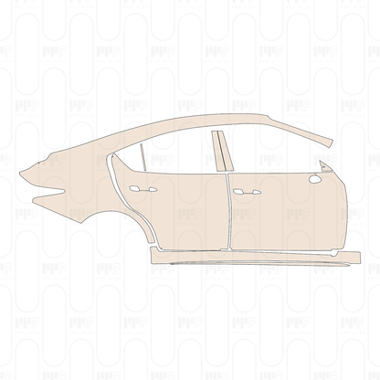 Pre-Cut PPF Lexus IS Sedan Base 2022