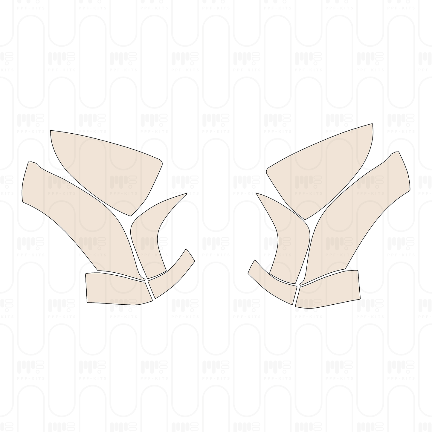 Pre-Cut PPF Lexus IS Sedan Base 2022