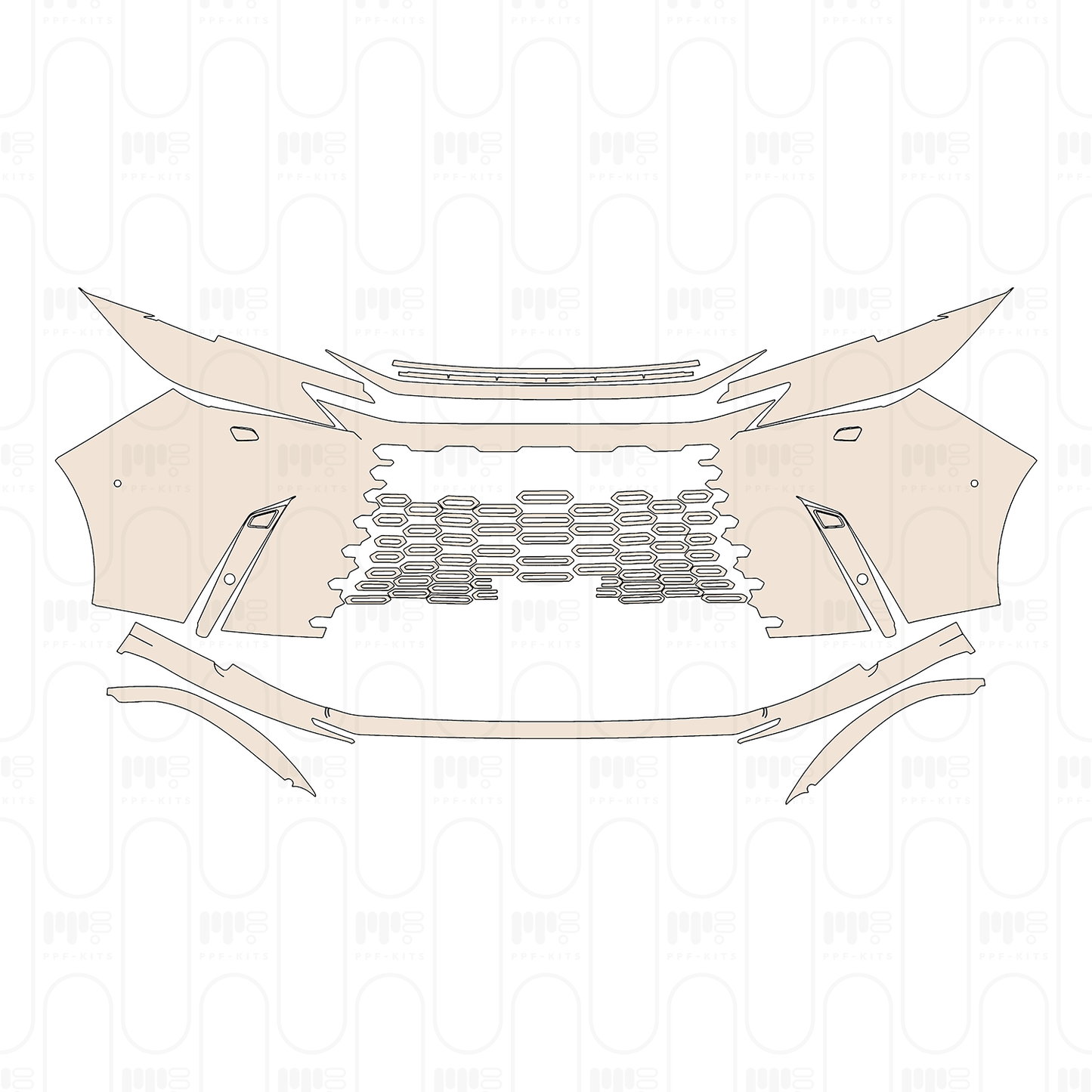 Pre-Cut PPF Lexus LM 2023