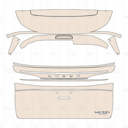 Pre-Cut PPF Lexus LM 2023