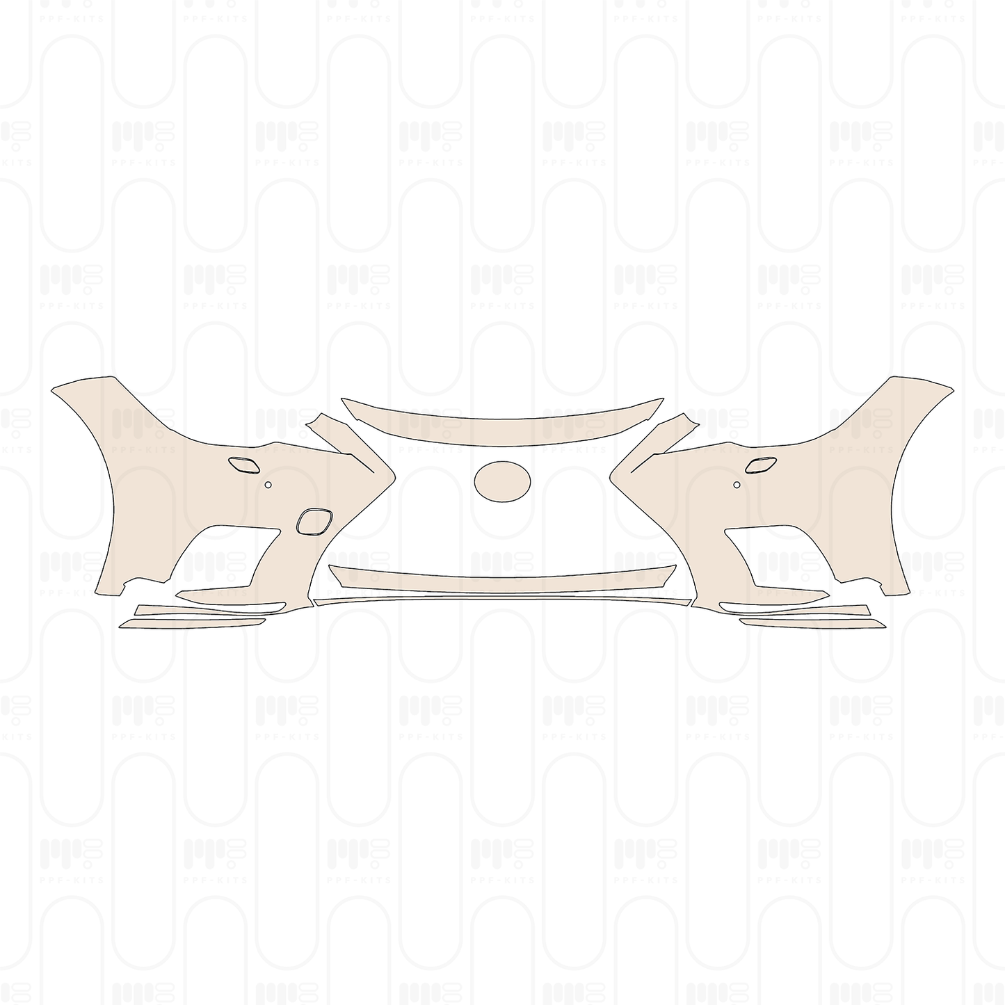 PPF precortado Lexus LS Fuel Base 2022