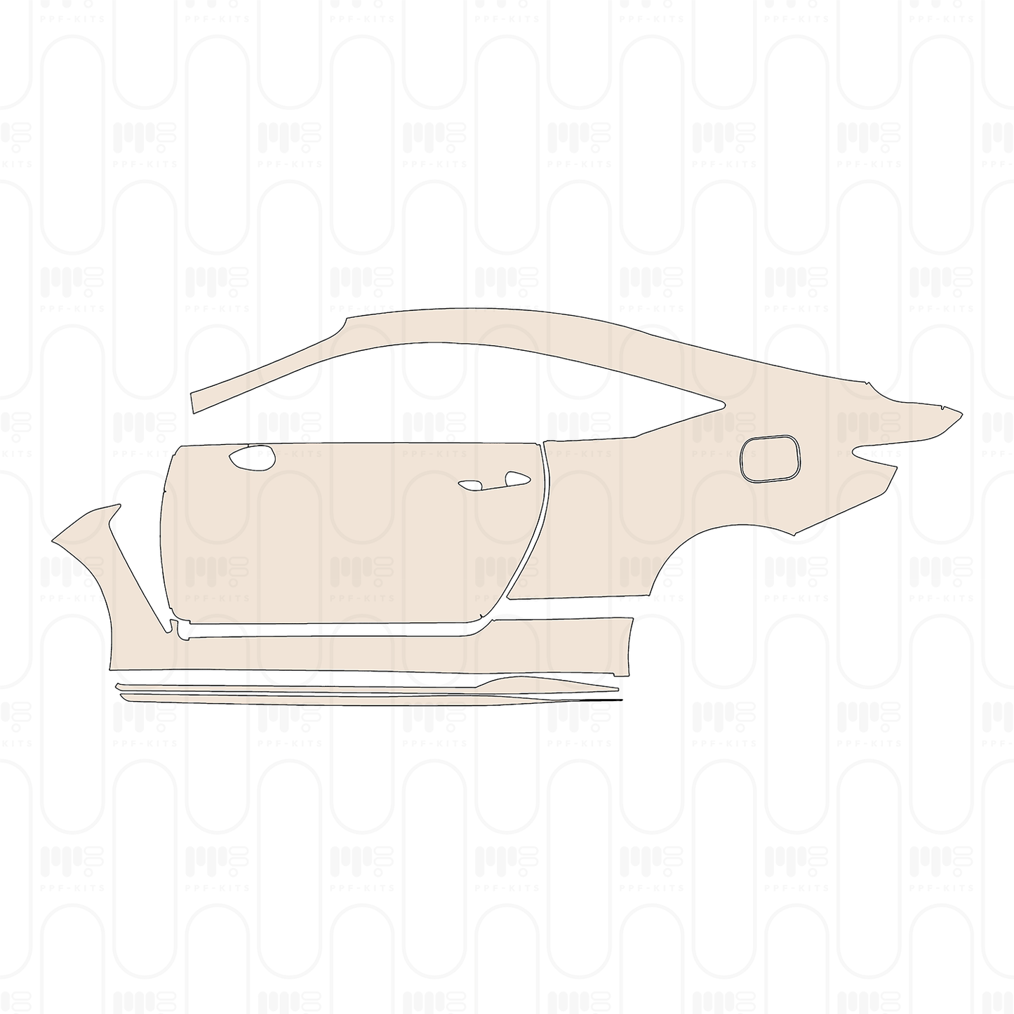 Pre-Cut PPF Lexus RCF 2022