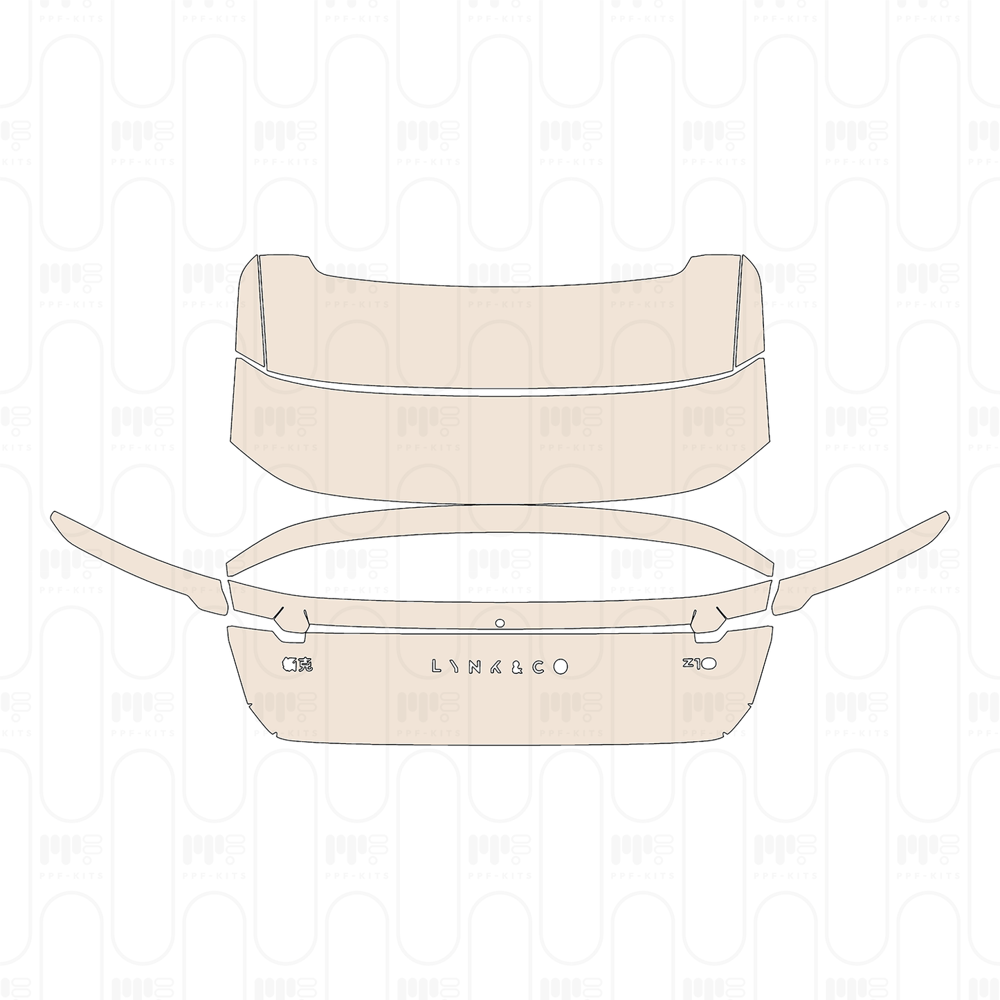 PPF precortado Lynk&Co Z10 2025