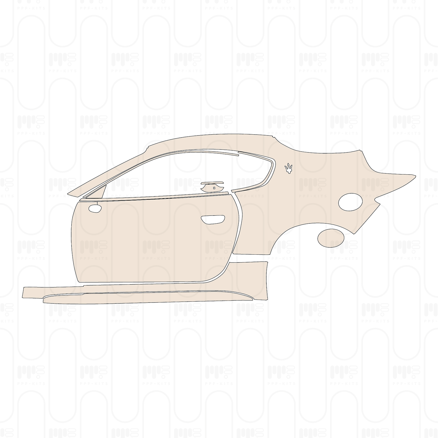 Pre-Cut PPF Maserati GranTurismo Trofeo 2024