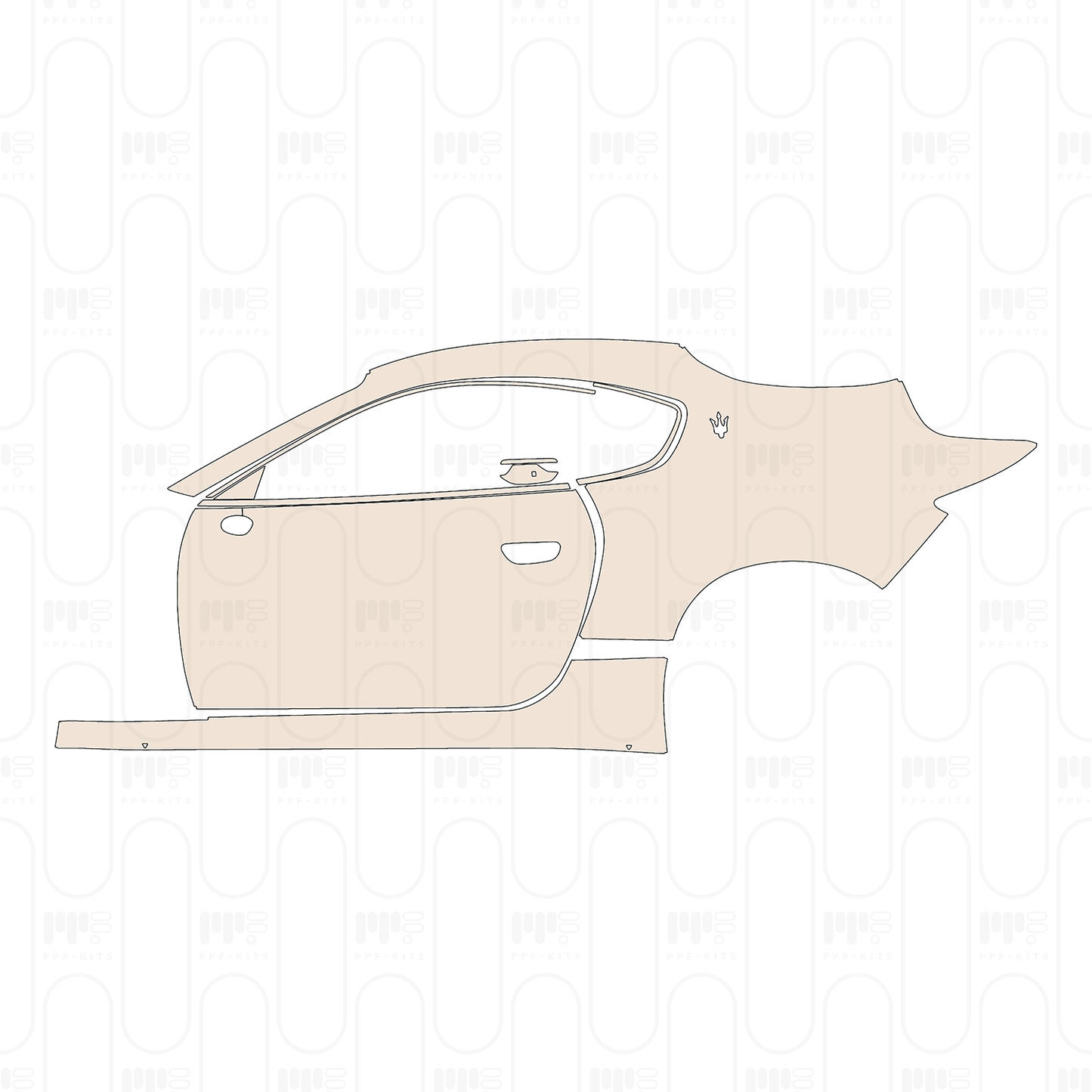 PPF precortado Maserati GranTurismo Folgore 2024
