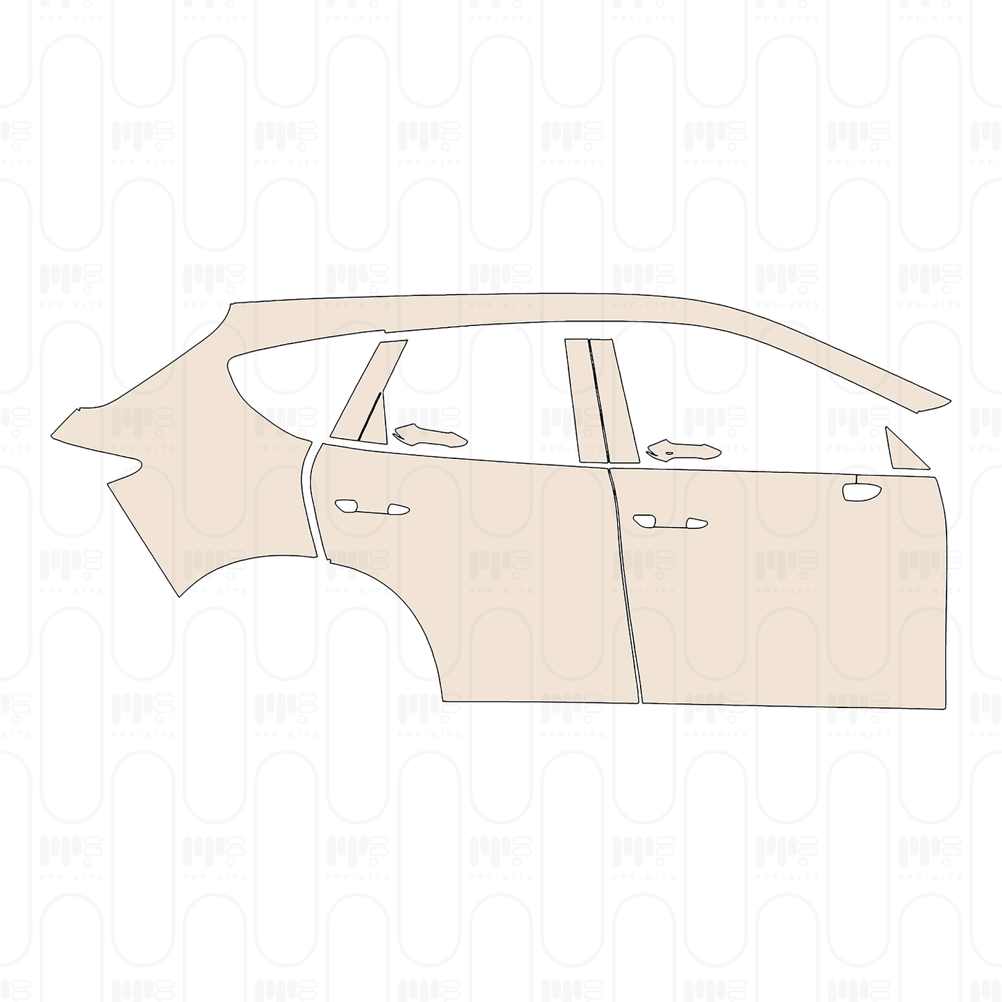 Pre-Cut PPF Mazda CX-60 (EU) Exclusive-Line 2023