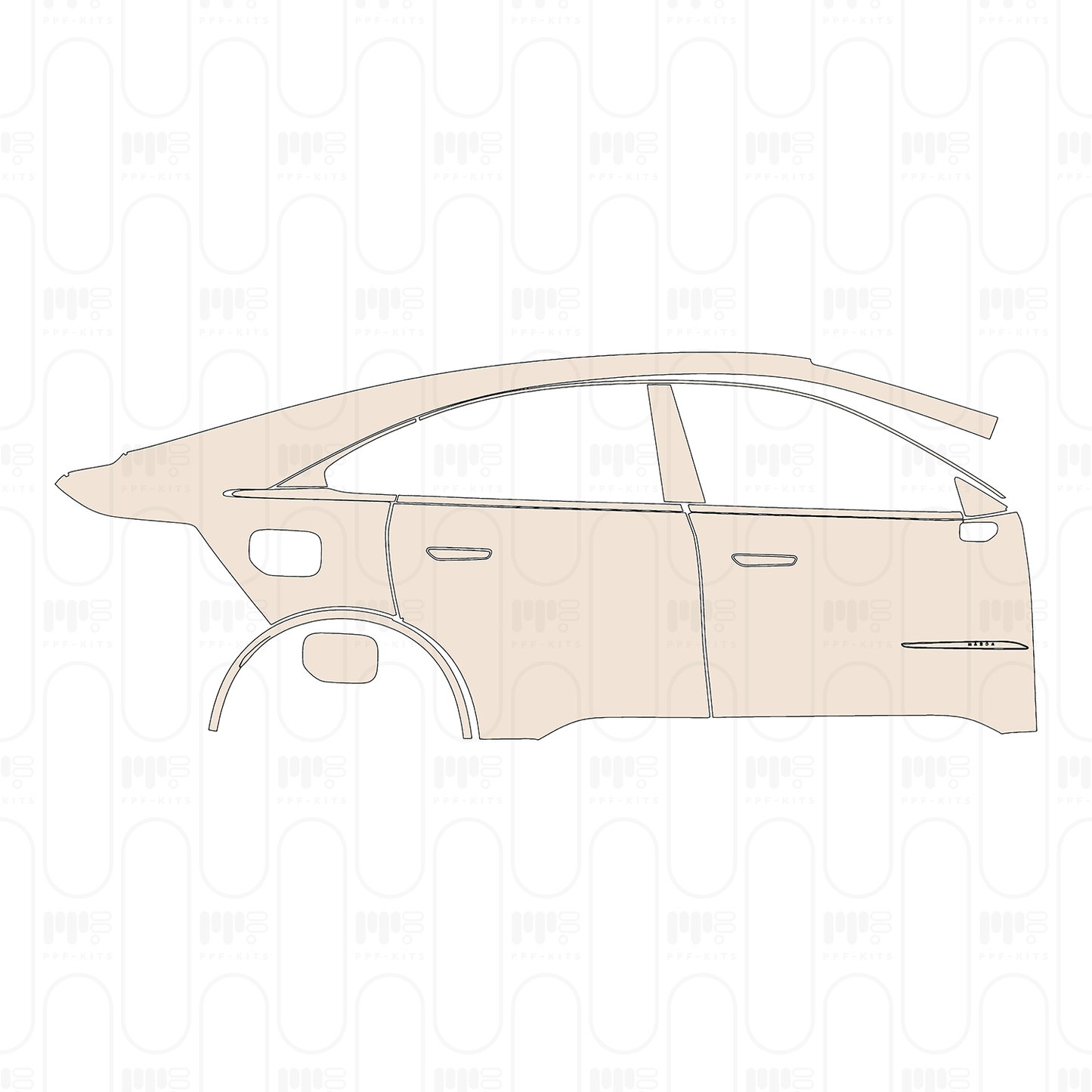 Pre-Cut PPF Mazda EZ-6 Range Extended 2024