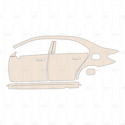 Pre-Cut PPF Mercedes-Benz A Class Sedan AMG-Line Extended Wheelbase (Chinese only) 2022