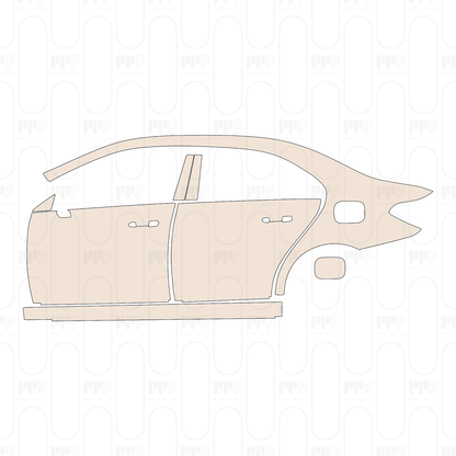 PPF precortado Mercedes-Benz A Class Sedan Base Extended Wheelbase (Chinese only) 2022