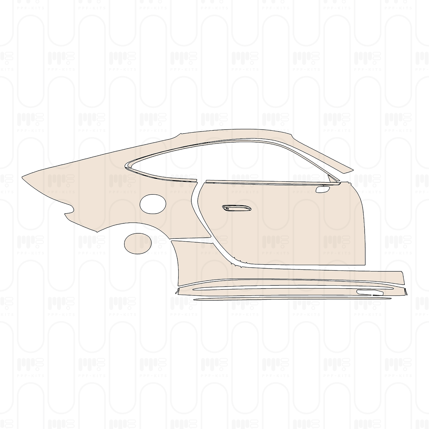 PPF precortado Mercedes-Benz AMG GT 2-Door AMG GT 43 2024