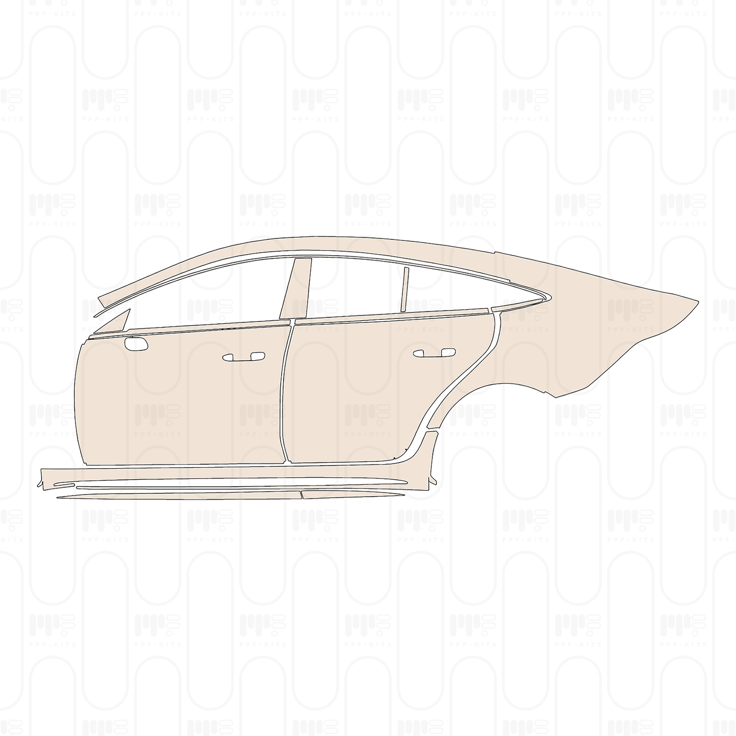 PPF precortado Mercedes-Benz AMG GT 4-Door 63 2022