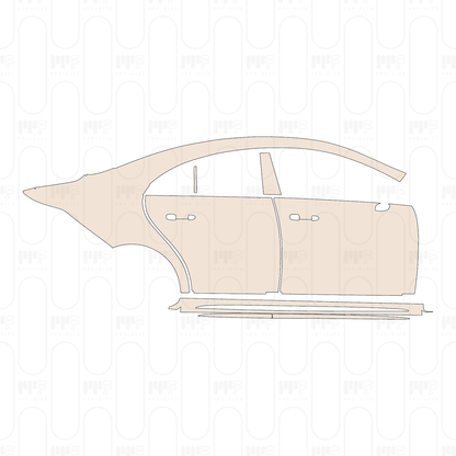 PPF precortado Mercedes-Benz CLA Coupe AMG CLA 45 2022