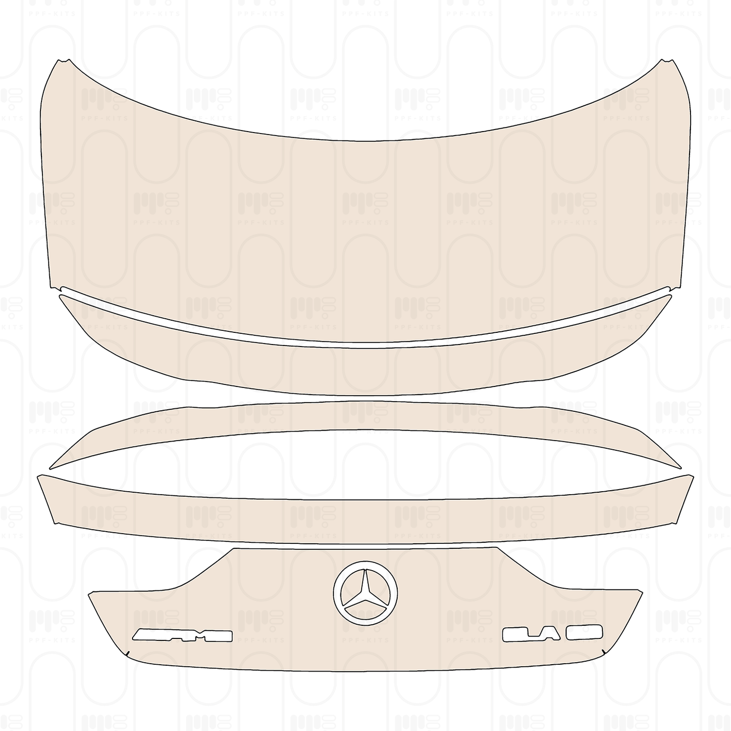 PPF precortado Mercedes-Benz CLA Coupe AMG CLA 35 2024