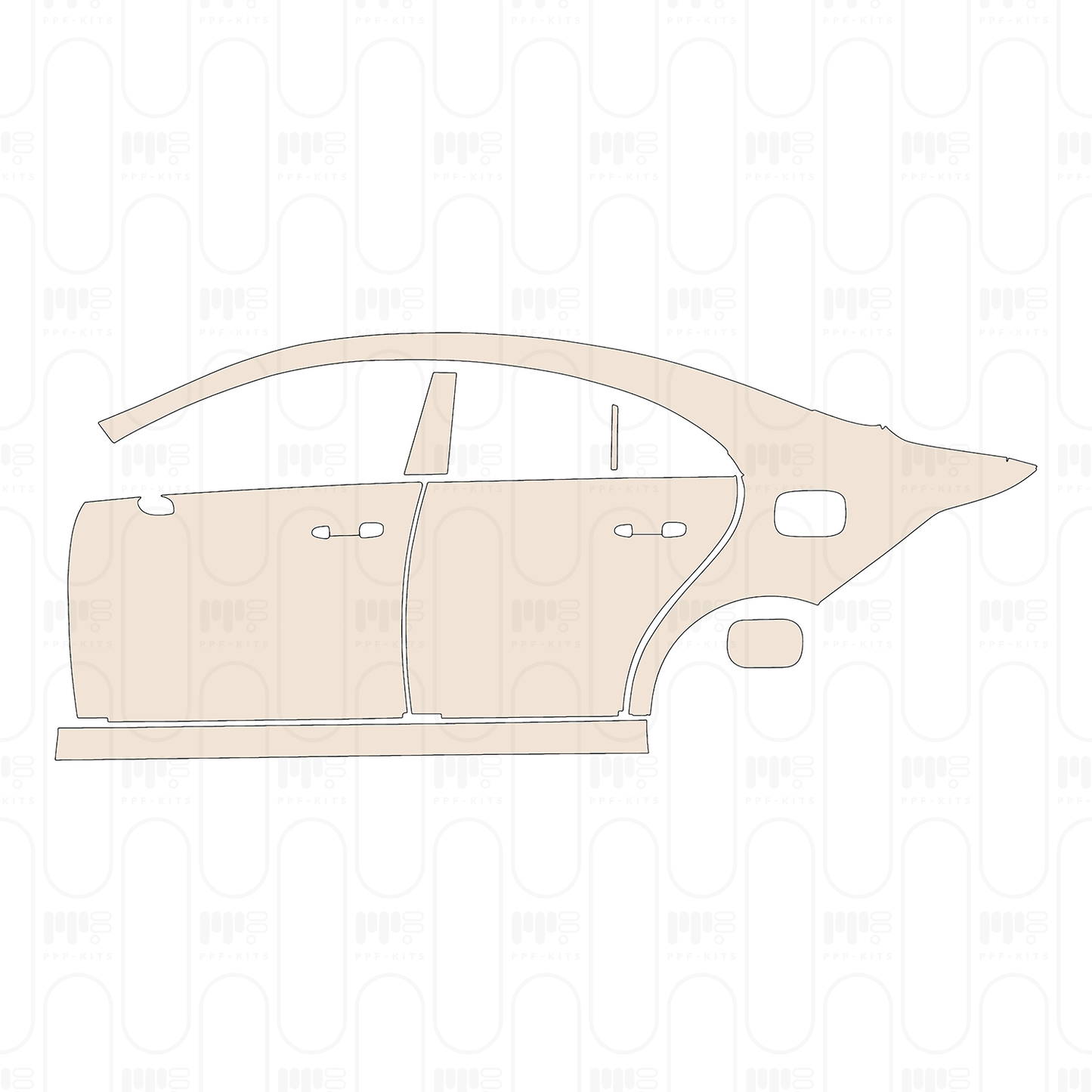 PPF precortado Mercedes-Benz CLA Coupe Base 2022