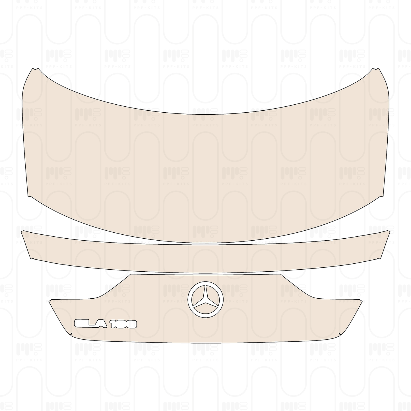 PPF precortado Mercedes-Benz CLA Coupe Base 2022