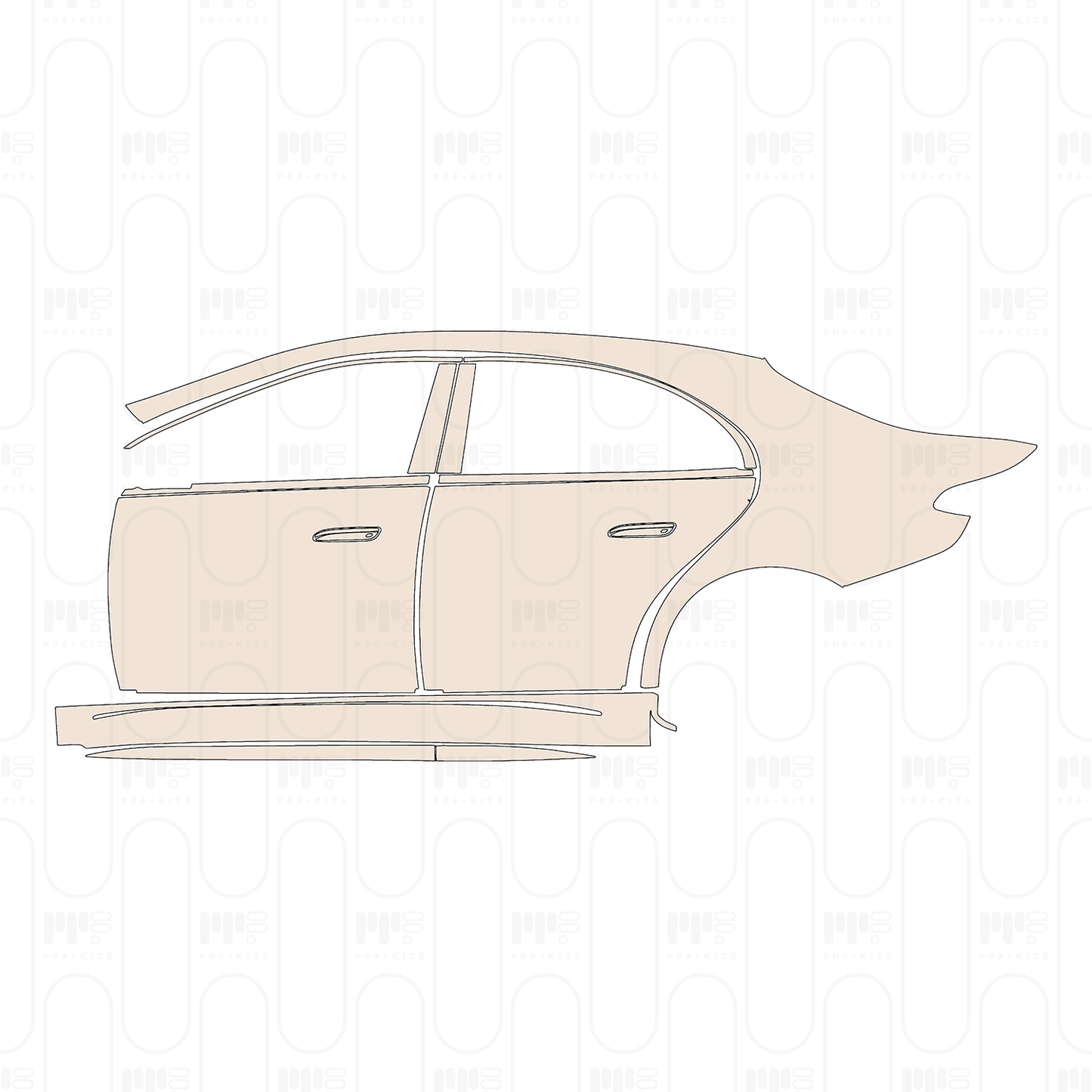 PPF precortado Mercedes-Benz E Class Sedan AMG E53 2024