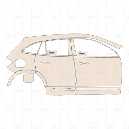 PPF precortado Mercedes-Benz EQA (US) Base 2022