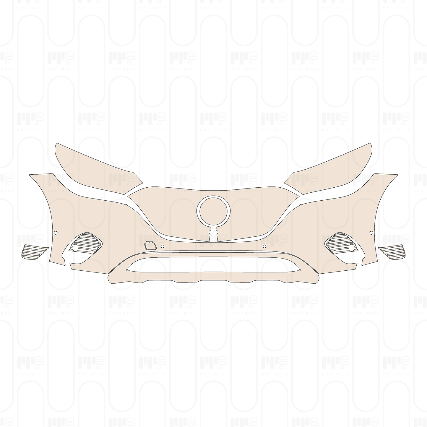 PPF precortado Mercedes-Benz EQE SUV Base 2023