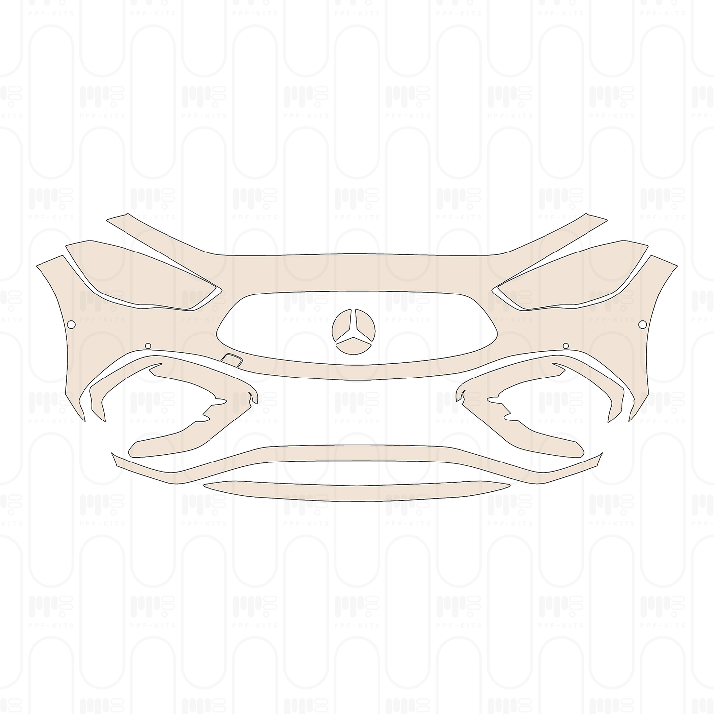 Pre-Cut PPF Mercedes-Benz GLA AMG GLA 35 2024
