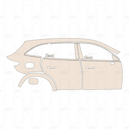 PPF precortado Mercedes-Benz GLC SUV Standard Wheelbase (GLC) AMG-Line 2023