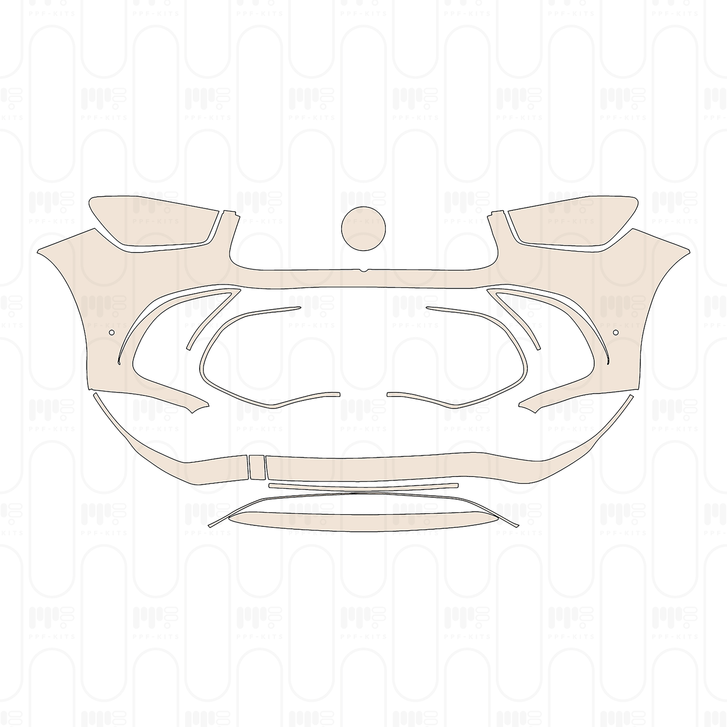 PPF precortado Mercedes-Benz GLE Coupe AMG GLE 63 S 2024