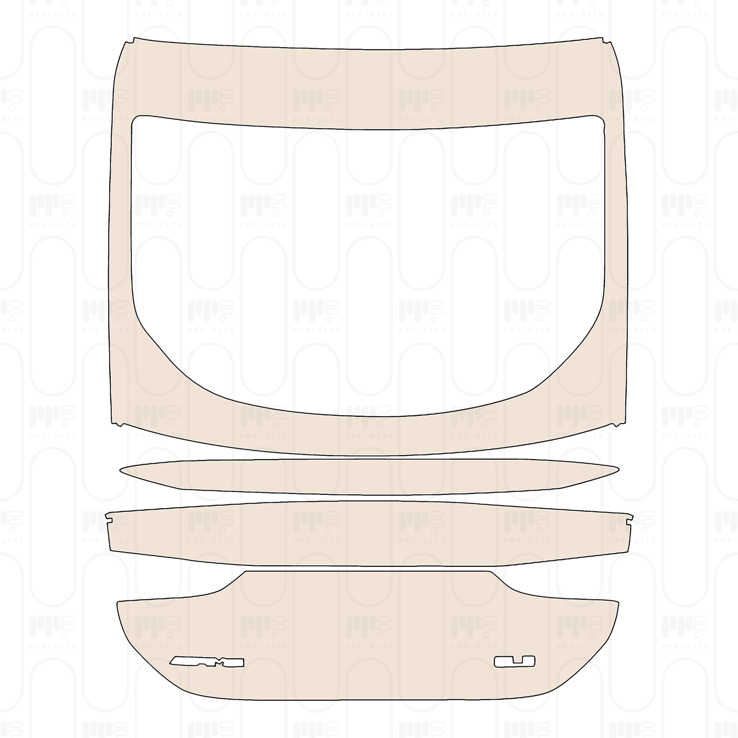 PPF precortado Mercedes-Benz GLE Coupe AMG GLE 63 S 2024