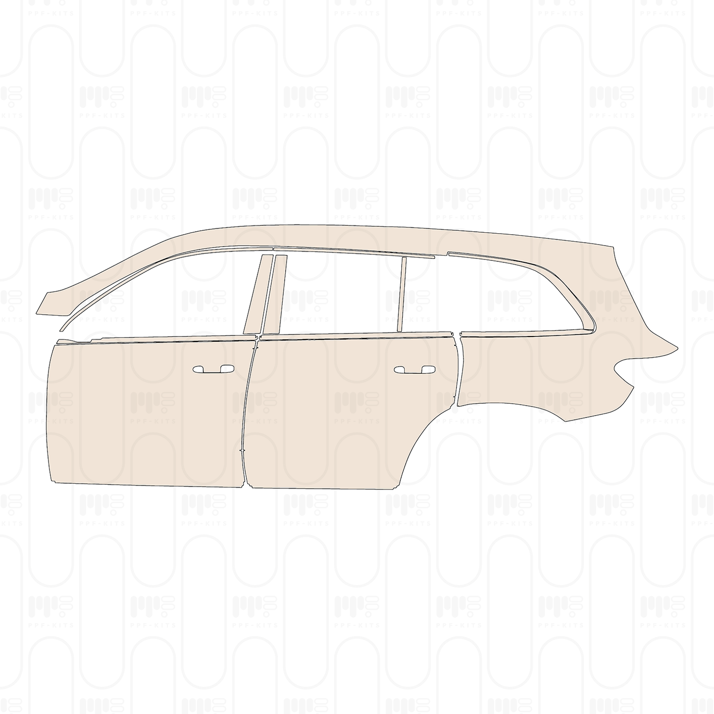 PPF precortado Mercedes-Benz GLS Base 2022
