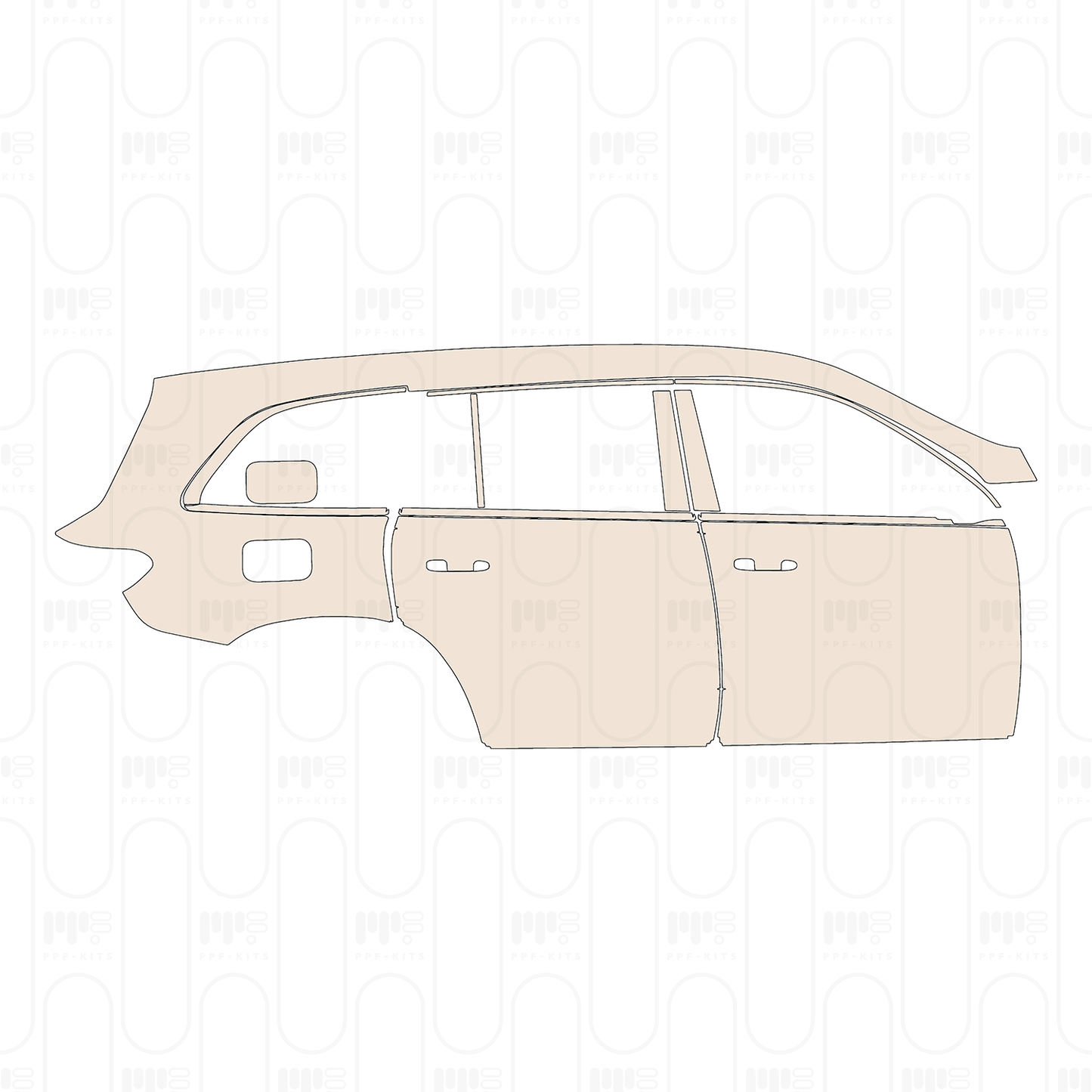 PPF precortado Mercedes-Benz GLS Base 2022