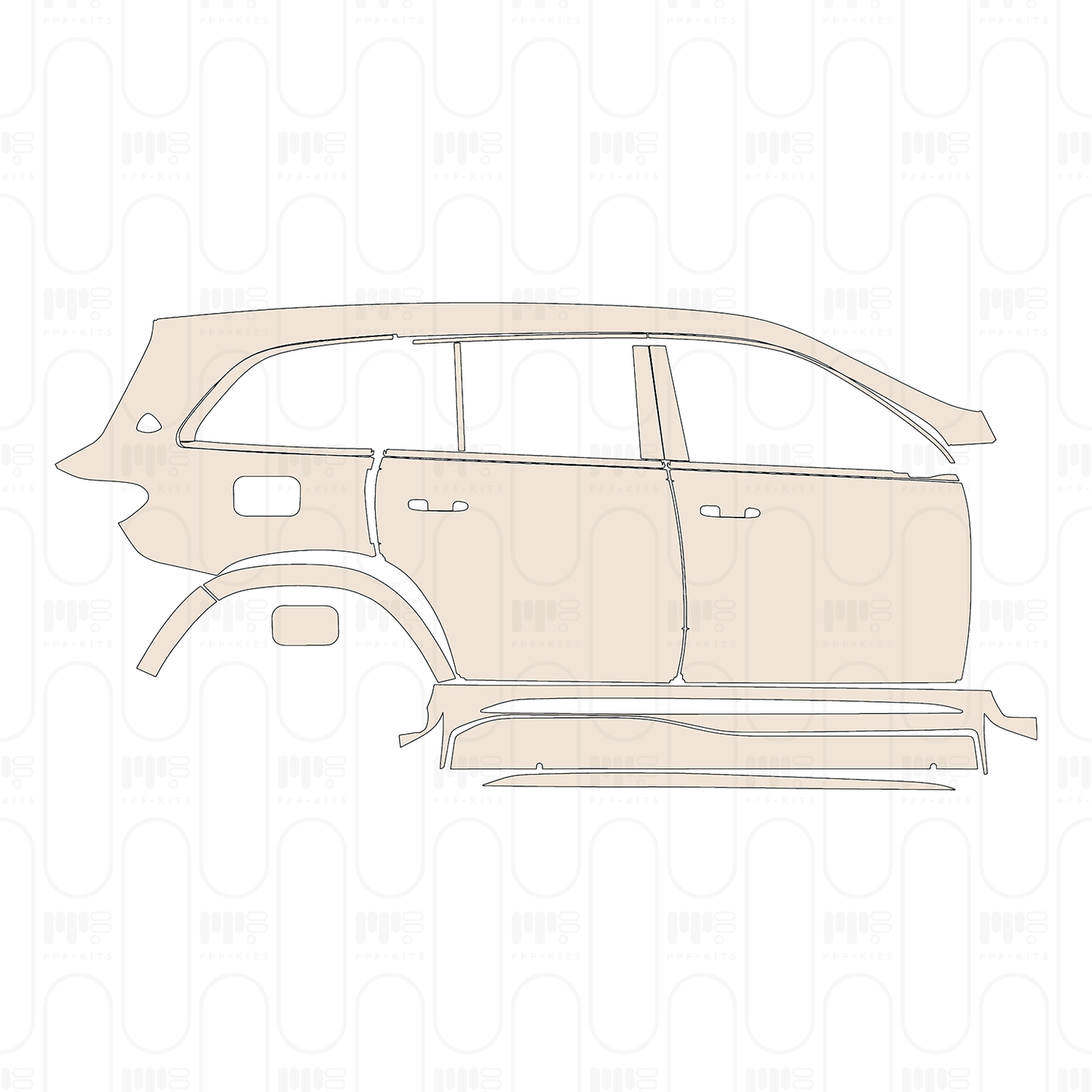 PPF precortado Mercedes-Benz Maybach GLS 2022