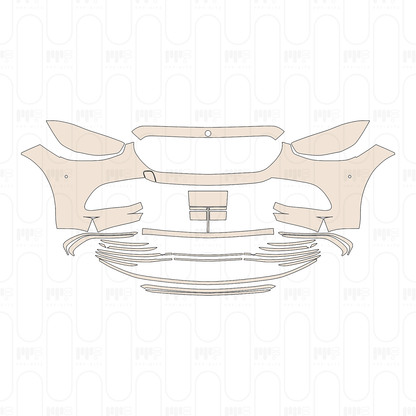 Pre-Cut PPF Mercedes-Benz S Class Sedan Base Standard Wheelbase 2022