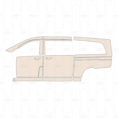 PPF precortado Mercedes-Benz V Class (Europe) Extra Long AMG-Line 2022