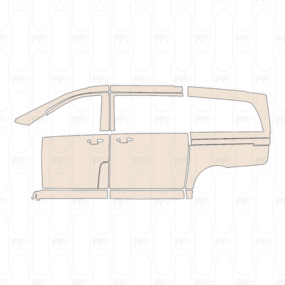 Pre-Cut PPF Mercedes-Benz V Class Standard Wheelbase Base 2022