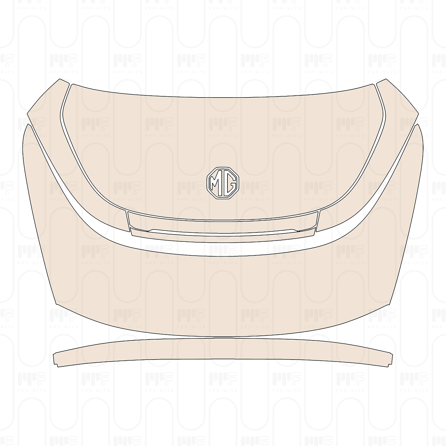 PPF precortado MG Cyberster (CN) 2025
