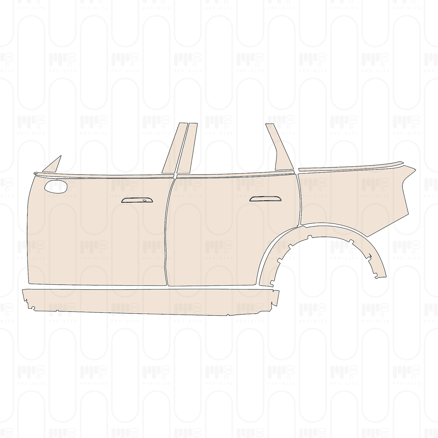 PPF precortado MINI Countryman C Sport 2024