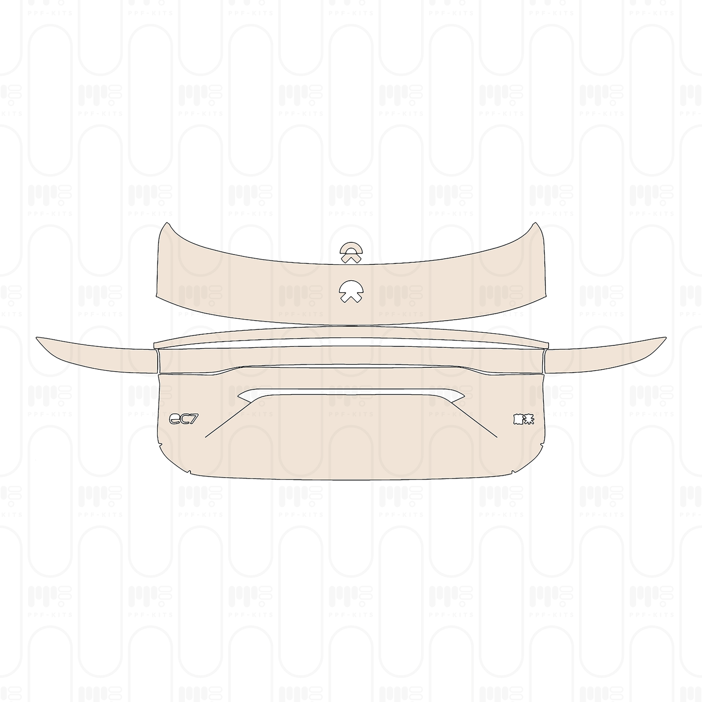 Pre-Cut PPF NIO EC7 2023