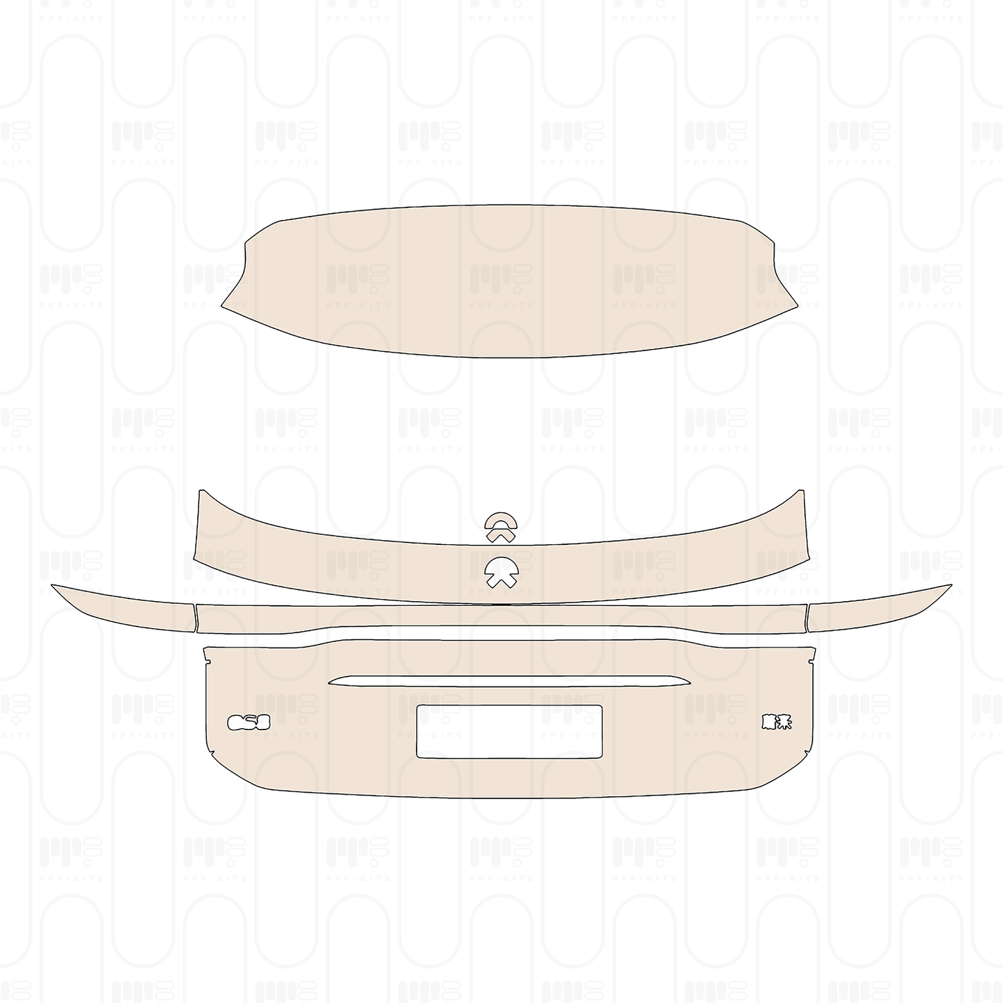 Pre-Cut PPF NIO ES8 2024