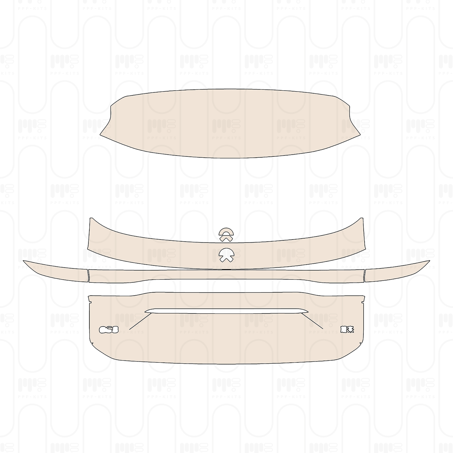 Pre-Cut PPF NIO ES8 2024