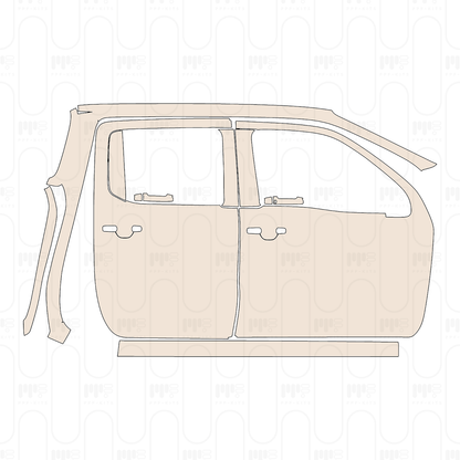 PPF precortado Nissan Frontier Crew Cab Pro-4X 2022