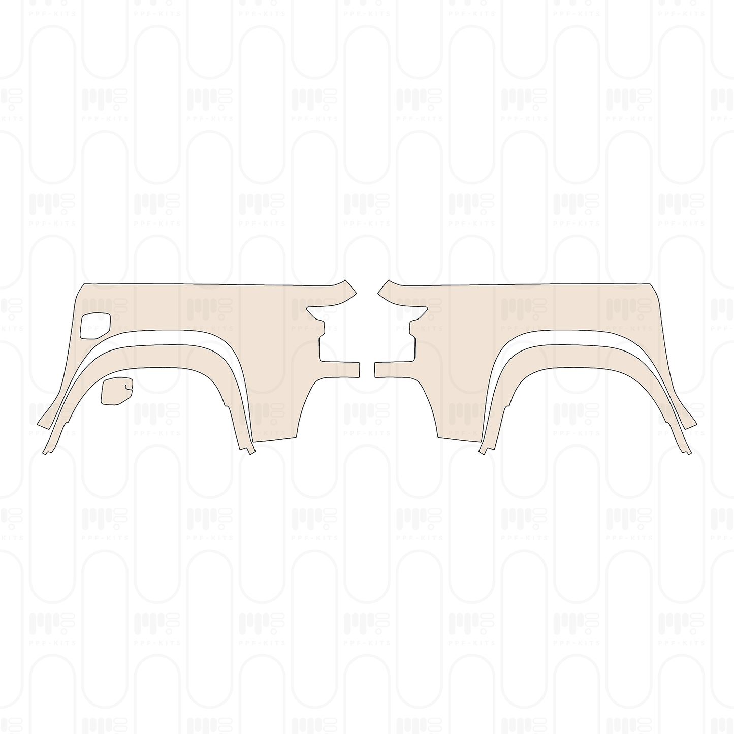 PPF precortado Nissan Frontier Crew Cab Pro-4X 2022