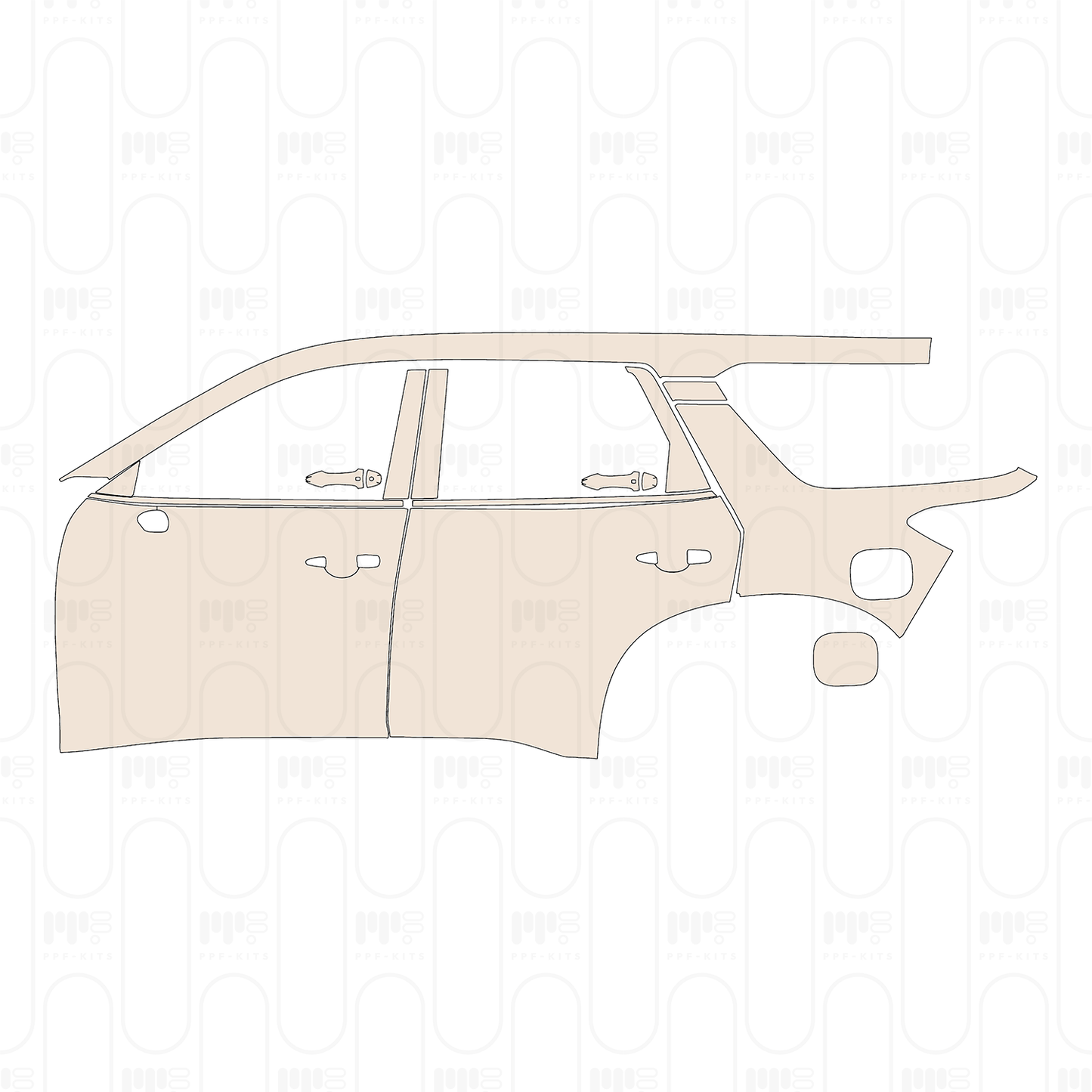 PPF precortado Nissan Pathfinder SV 2024