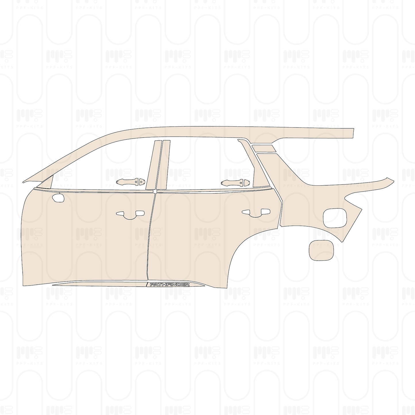 PPF precortado Nissan Pathfinder Platinum 2023