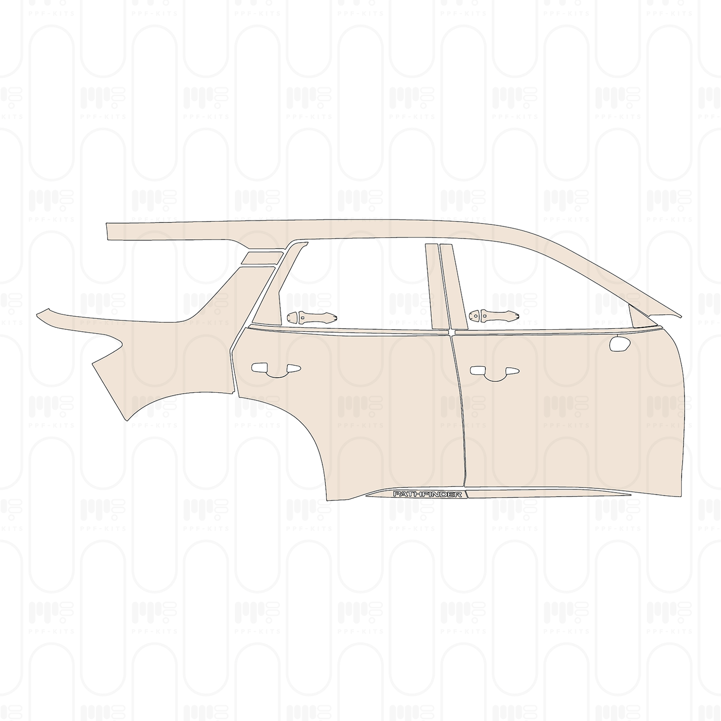 PPF precortado Nissan Pathfinder Platinum 2023