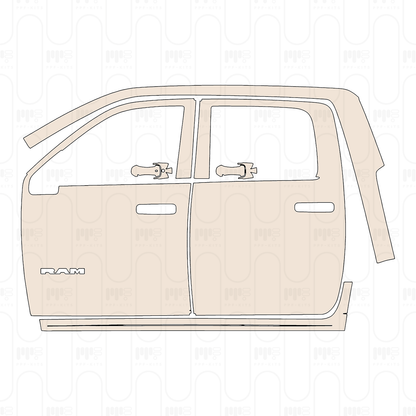 Pre-Cut PPF RAM Trucks 3500 Laramie 2022