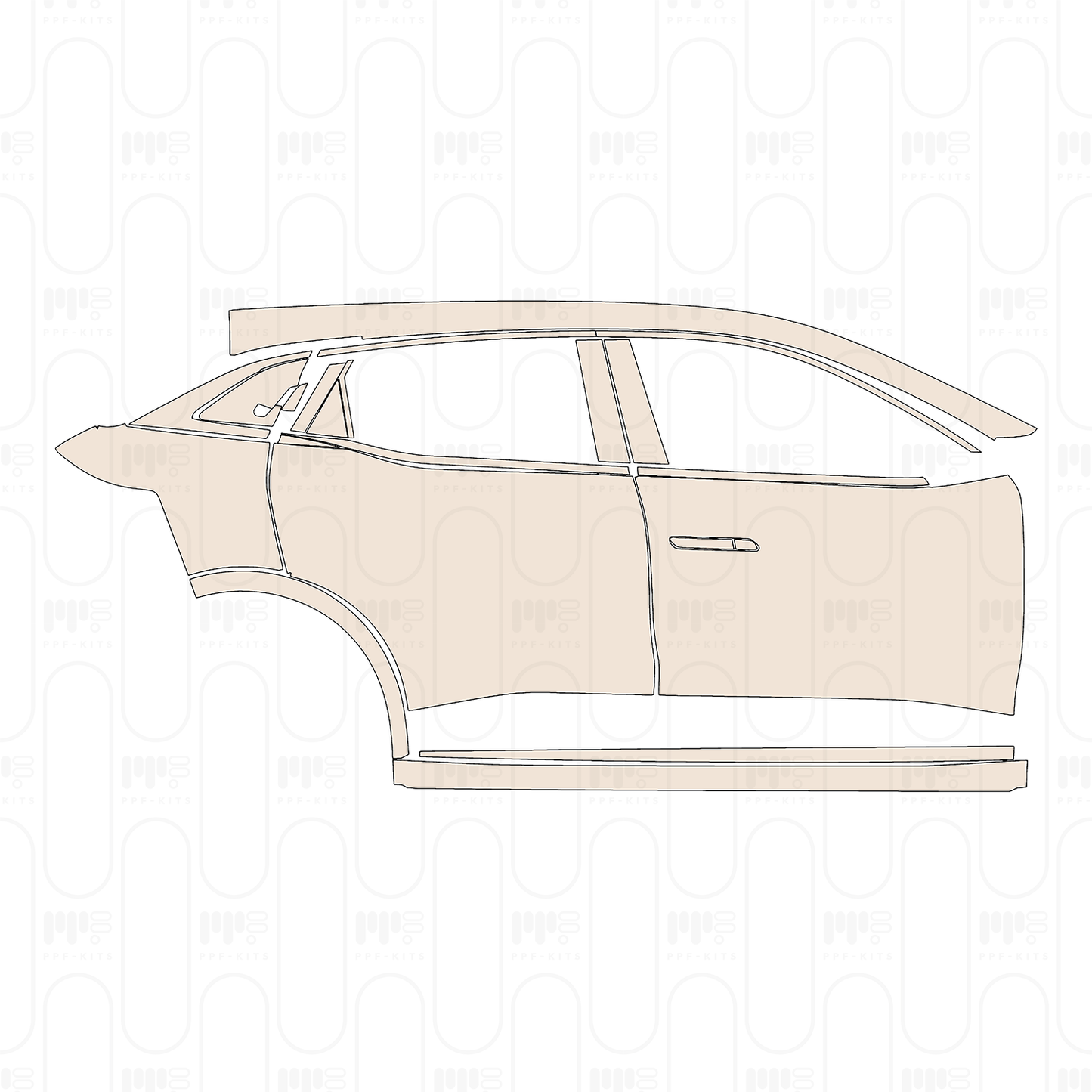 PPF precortado Renault Megane E-Tech 2022