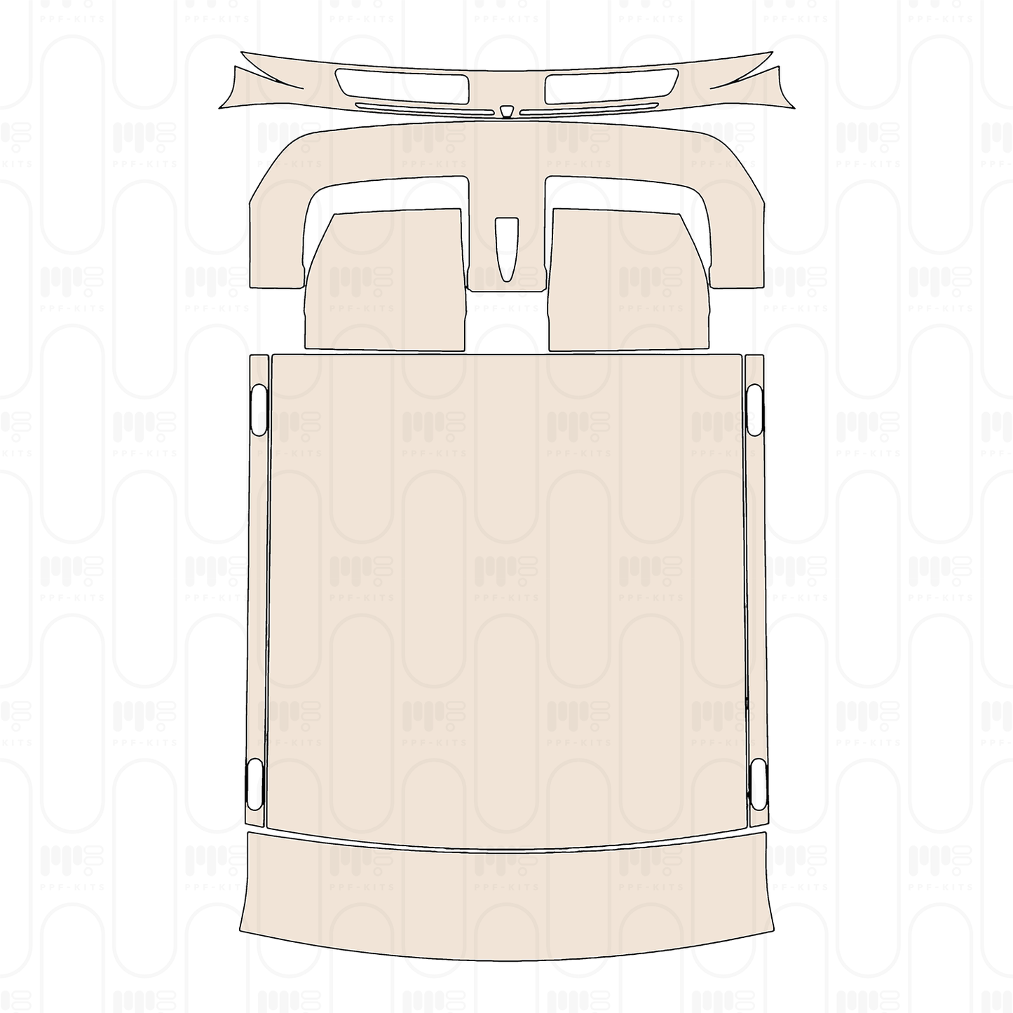Pre-Cut PPF Rivian R1T 2025