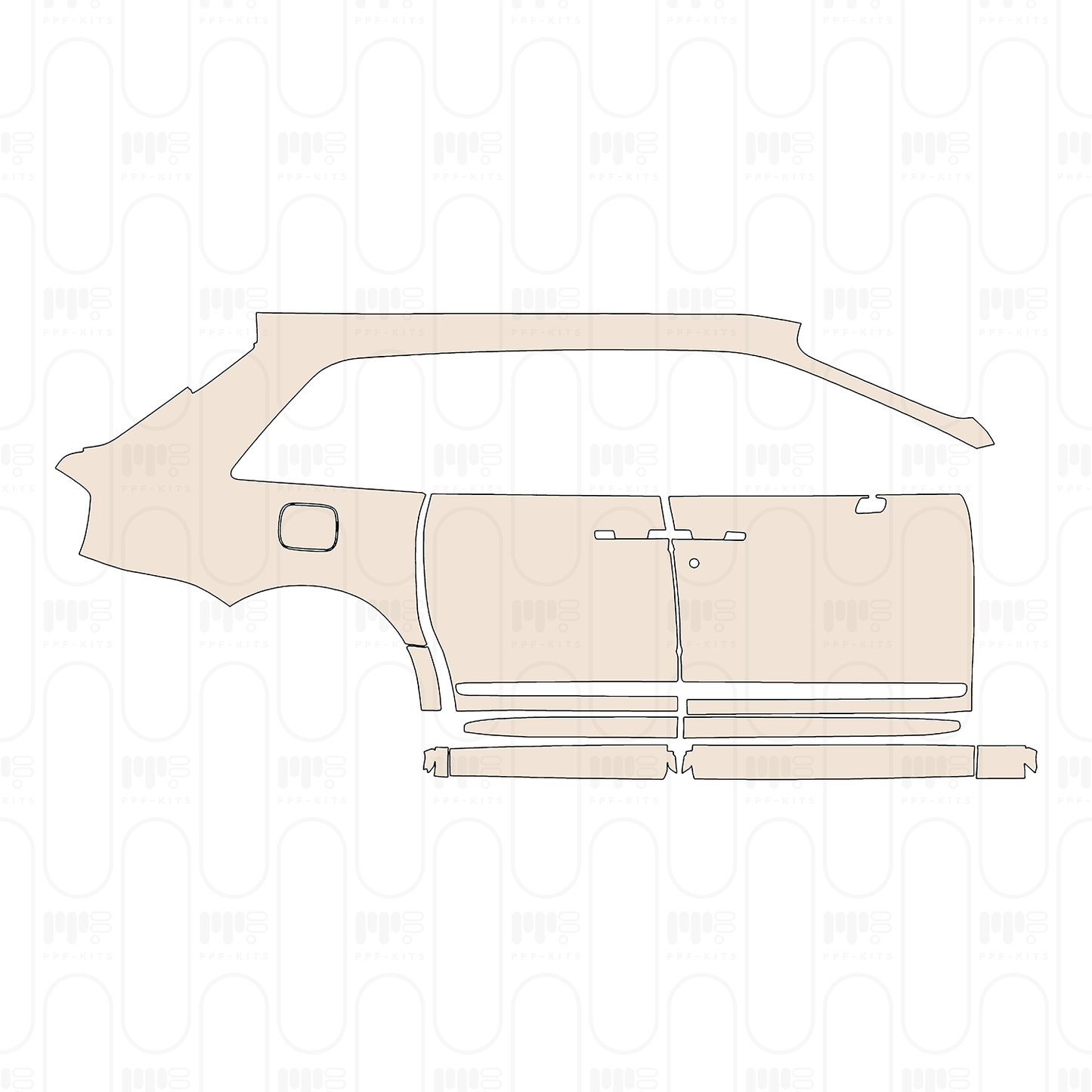 Pre-Cut PPF Rolls-Royce Cullinan 2021