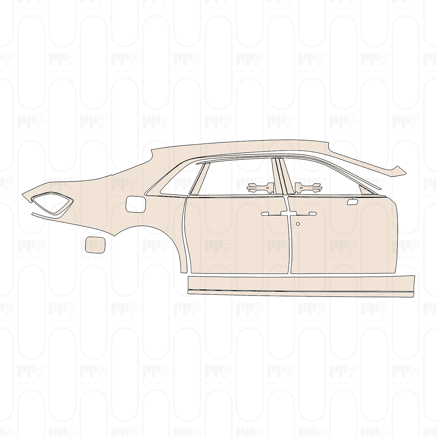 PPF precortado Rolls-Royce Ghost Extended Wheelbase 2023