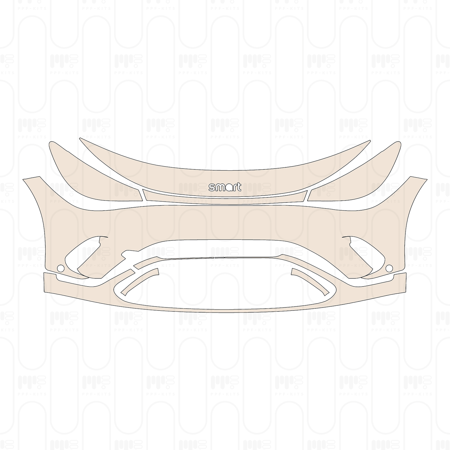 Pre-Cut PPF Smart #3 Base 2023